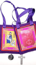 Cargar imagen en el visor de la galería, Escapulario Últimos... Bordado, Morado Marie Julie Jahenny
