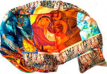 Cargar imagen en el visor de la galería, Mantilla seda, Estampada, Bufanda, Pañuelo de legítima seda.
