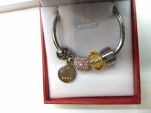 Cargar imagen en el visor de la galería, Pulsera san Benito y san Miguel con accesorios, compatible Pandora