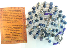 Cargar imagen en el visor de la galería, Rosario Acero y Piedras Preciosas. Cristo de san Benito