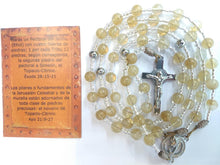 Cargar imagen en el visor de la galería, Rosario Acero y Piedras Preciosas. Cristo de san Benito