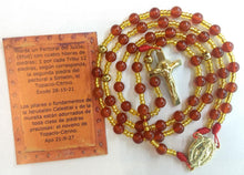 Cargar imagen en el visor de la galería, Rosario Acero y Piedras Preciosas. Cristo de san Benito