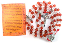 Cargar imagen en el visor de la galería, Rosario Acero y Piedras Preciosas. Cristo de san Benito