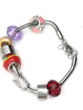 Cargar imagen en el visor de la galería, Pulsera san Benito y san Miguel con accesorios, compatible Pandora