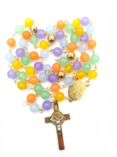 Cargar imagen en el visor de la galería, Rosario-Camandula Piedras Naturales Amazonita