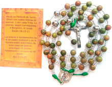 Cargar imagen en el visor de la galería, Rosario Acero y Piedras Preciosas. Cristo de san Benito