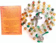 Cargar imagen en el visor de la galería, Rosario Acero y Piedras Preciosas. Cristo de san Benito