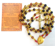 Cargar imagen en el visor de la galería, Rosario Acero y Piedras Preciosas. Cristo de san Benito