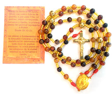 Cargar imagen en el visor de la galería, Rosario Acero y Piedras Preciosas. Cristo de san Benito