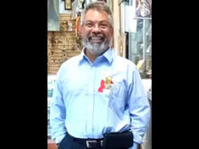 Cargar y reproducir el video en el visor de la galería, Mantilla seda, Estampada, Bufanda, Pañuelo de legítima seda.