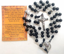 Cargar imagen en el visor de la galería, Rosario Acero y Piedras Preciosas. Cristo de san Benito