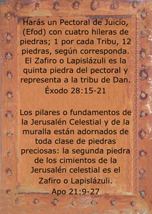 Rosario Acero plateado en Lapislazuli. Cristo de san Benito