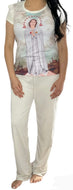 Pijama pantalon largo Adulto Rosa Mistica