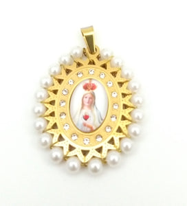 Medalla Virgen de Fatima