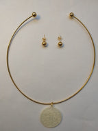 Gargantilla San Benito, con aretes