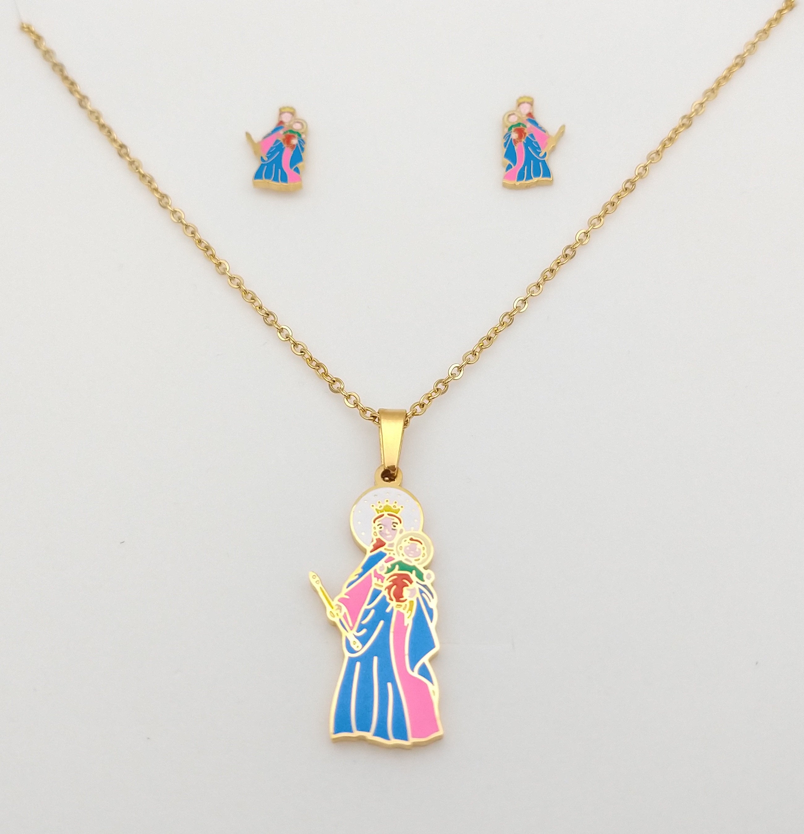 Juego de la Virgen a todo color. Maria Auxiliadora
