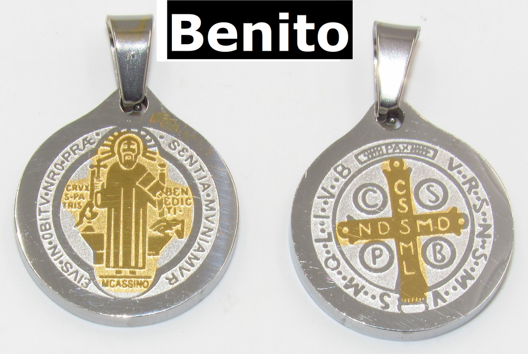 Medalla de San Benito Bicolor