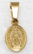 Virgen Medalla Milagrosa Dorada