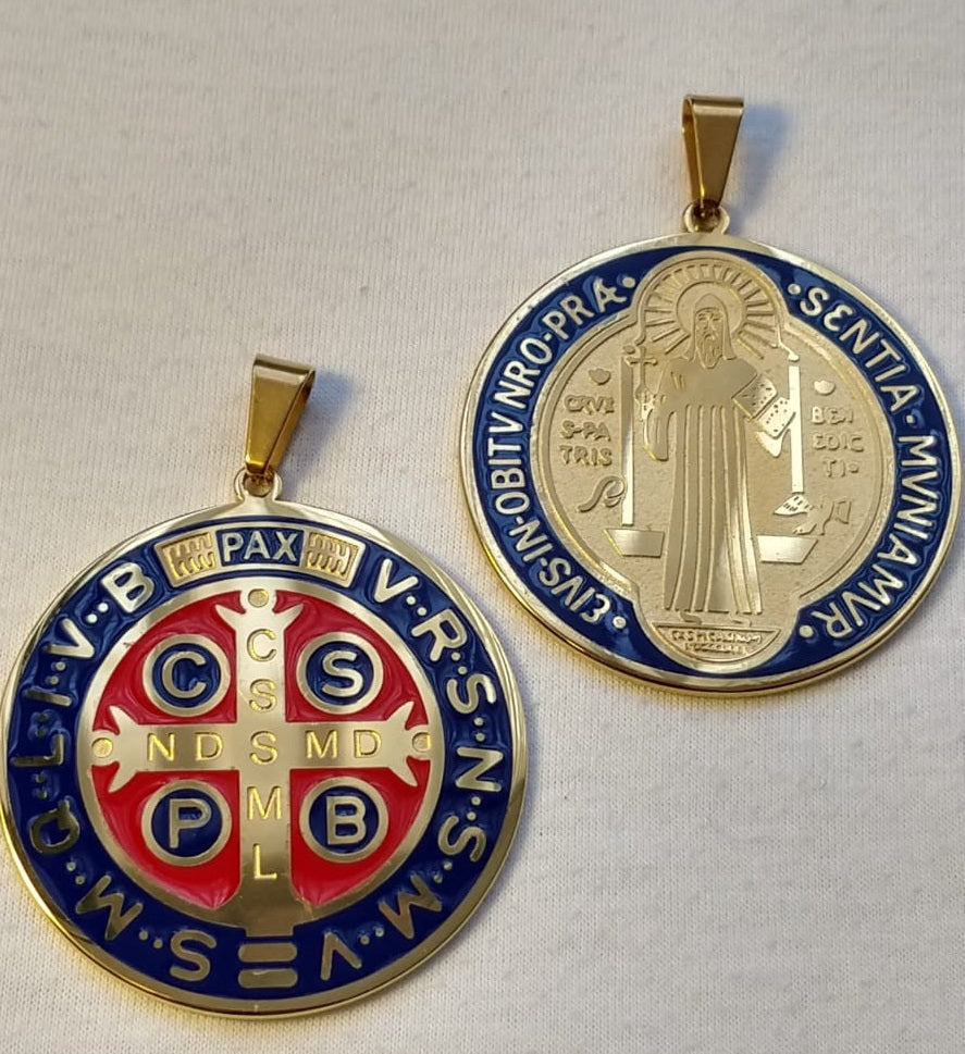 Medalla San Benito Esmaltada