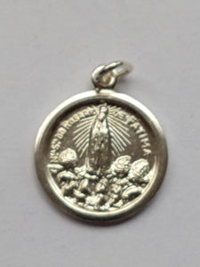 Medalla Virgen de Fatima, Plata Italiana