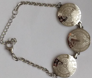 Pulsera medallas Benito oblongas
