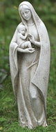 Virgen de la Dulzura acabado en Piedra
