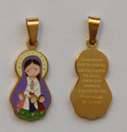 Virgen de Fátima Esmaltada