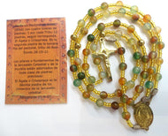 Rosario Acero y Piedras Preciosas. Cristo de san Benito