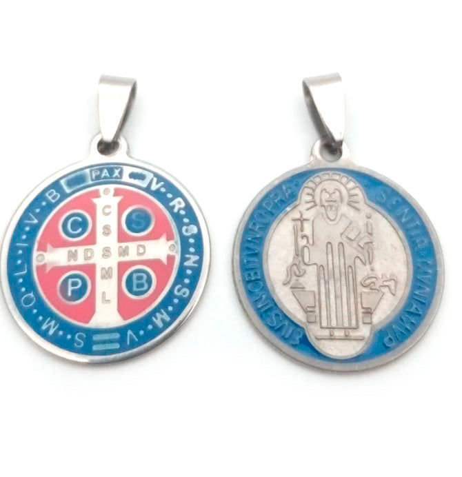 Medalla de San Benito Plateada
