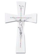 Cristo en Cristal de Murano y pedrería