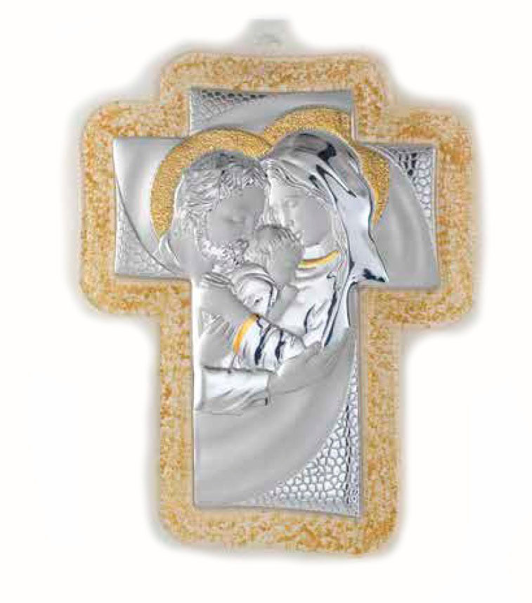 Sagrada Familia en Cristal de Murano Oro y Plata