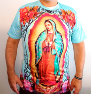 Camiseta manga corta, Virgen de Guadalupe