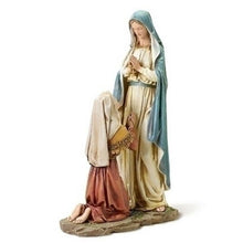 Cargar imagen en el visor de la galería, Virgen de Lourdes con santa Bernardita

