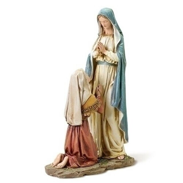 Virgen de Lourdes con santa Bernardita