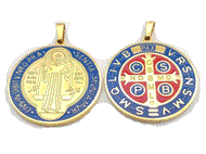Medalla San Benito Esmaltada