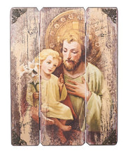 Cargar imagen en el visor de la galería, San José, Cuadro Sobre Madera
